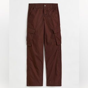 HM Brown Cargo Pants Wide Leg